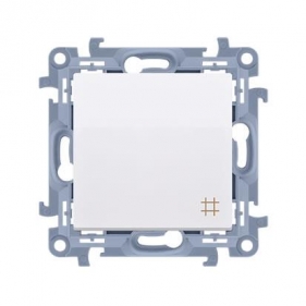 Obrázek pro Kontakt Simon10 Jednopáčkový krížový vypínač č.7 1921 biely