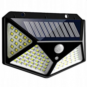 Obrázek pro Nástenné Solárne LED osvetlenie MARS 6W/600lm , so senzorom , 100LED , Studená