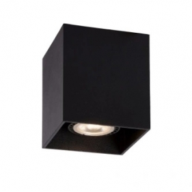 Obrázek pro Stropné bodové prisadené svietidlo hranaté 1xGU10 ( čierne pieskované )