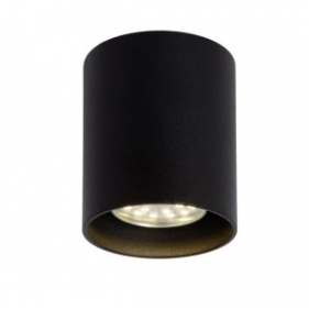 Obrázek pro Stropné bodové prisadené svietidlo valcové 1xGU10 ( čierne pieskované )