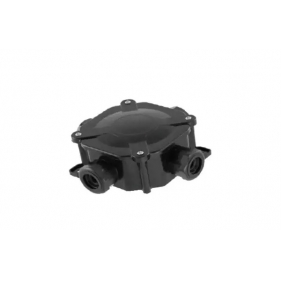 Obrázek pro Vodeodolná inštalačná krabica na omietku IP65, 80x80x40mm, čierna