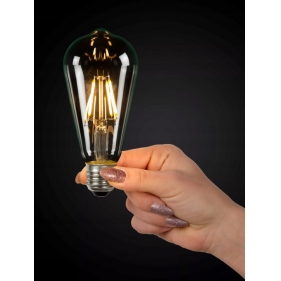 Obrázek pro LED žiarovka E27 6W/500lm , ST64 LED vlákno MODERNSHINE , Teplá biela