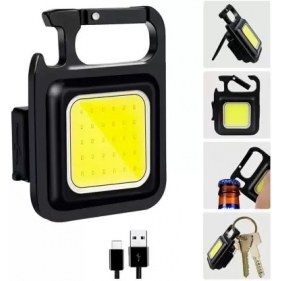 Obrázek pro DPM Multifunkčné Nabíjateľné Svietidlo COB na kľúče 500lm