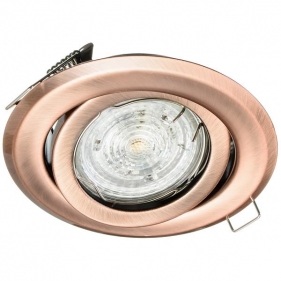 Obrázek pro Stropné bodové podhľadové svietidlo BETA nastaviteľné (stará zlatá)