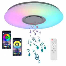 Obrázek pro SMART LED SOUNDBY Ceiling kruhový 36W/230V/Biela s Bluetooth reproduktorom a diaľkovým ovládaním