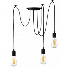 Obrázek pro PAJAK Závesný luster 3xE27/230V/Čierna