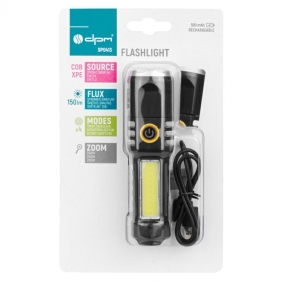Obrázek pro LED ručná baterka 150lm - 4 módová + ZOOM