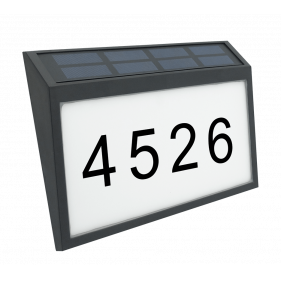 Obrázek pro Solárne osvetlenie s číslom domu 1W/50lm, Neutrálna biela