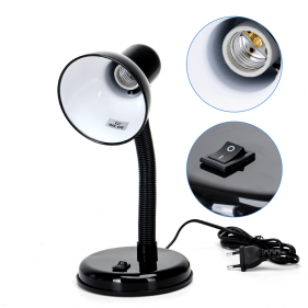 Obrázek pro LED stolná lampa flexibilná 1xE27 čierna