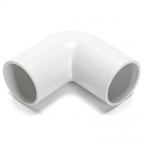 Obrázek pro Spojka L PVC na trubku 25mm, biela, 4ks