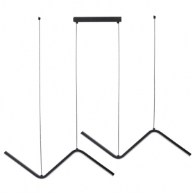 Obrázek pro Závesný luster 23W/230V/Čierna, Teplá biela