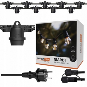 Obrázek pro Svetelná dekoračná reťaz , girlanda , 20xE27 , 230V , 20M