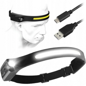 Obrázek pro Led čelová lampa - univerzálna čelovka nabíjateľná LA-KMR5, 5-módová, so senzorom pohybu