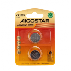 Obrázek pro Sada 2ks lítiových batérií Aigostar CR2025 3V