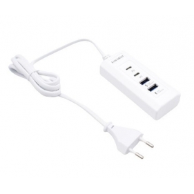 Obrázek pro Rýchlo Nabíjačka, Nabíjacia stanica, Adaptér s 2xUSB a 2xPD portami