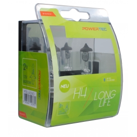 Obrázek pro Autožiarovky Long life H4 12V 55W  DUO 2ks v balení Powertec