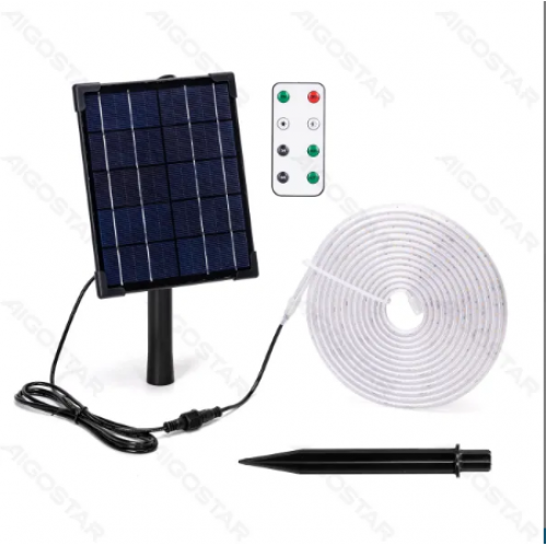 Obrázek pro Solárny LED pás vodeodolný IP65 50W/500lm, Studená biela 5m s diaľkovým ovládaním