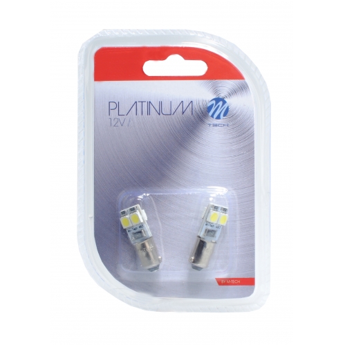 Obrázek pro LED Autožiarovka LB314W DUO - Ba9s 4xSMD5050 CANBUS , biela