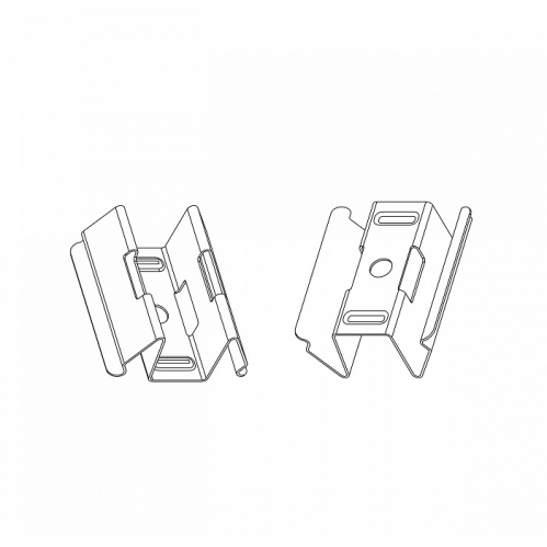Obrázek pro Sada 2ks Pružný montážny úchyt pre svietidlo ALLDAY 40W