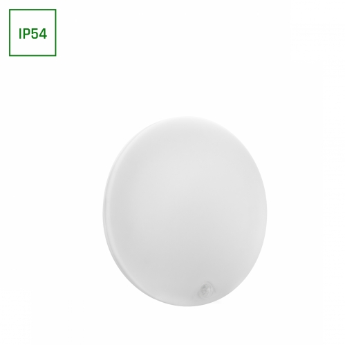 Obrázek pro Nástenné vonkajšie svietidlo biele NYMPHEA PROXI, 18W/2200lm , Neutrálna s PIR senzorom pohybu