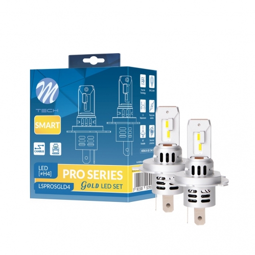 Obrázek pro LED Set Autožiarovka H4 PRO SMART GOLD Series + 150% svietivosti