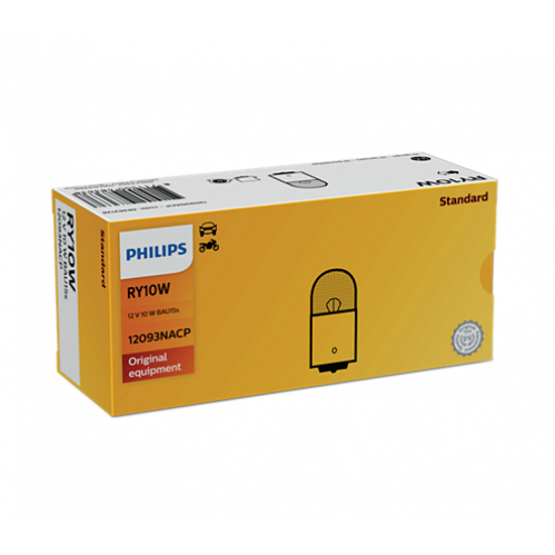 Obrázek pro PHILIPS Halogénová Autožiarovka BAU15s , 12V , 10W , RY10W, oranžová