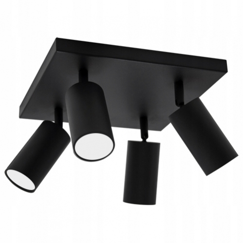 Obrázek pro SPOTI Prisadený Luster 4xGU10/230V/Čierna