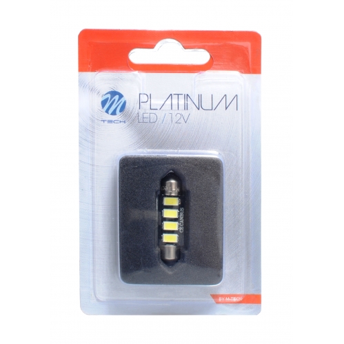 Obrázek pro LED Autožiarovka LB334W  - C5W 36mm 4xSMD5730 CANBUS , biela