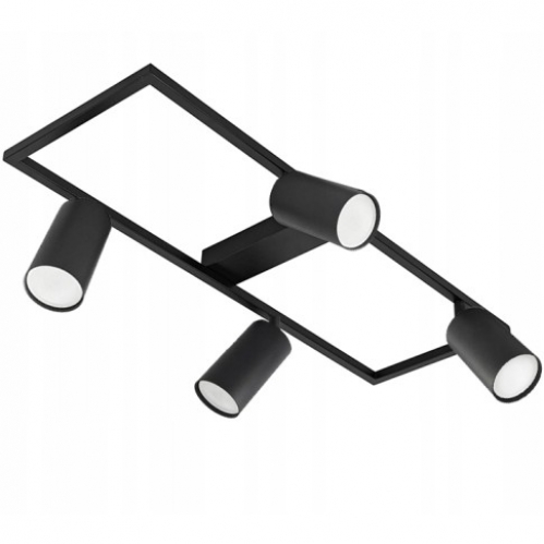 Obrázek pro SPOTI Prisadený Luster 4xGU10/230V/Čierna