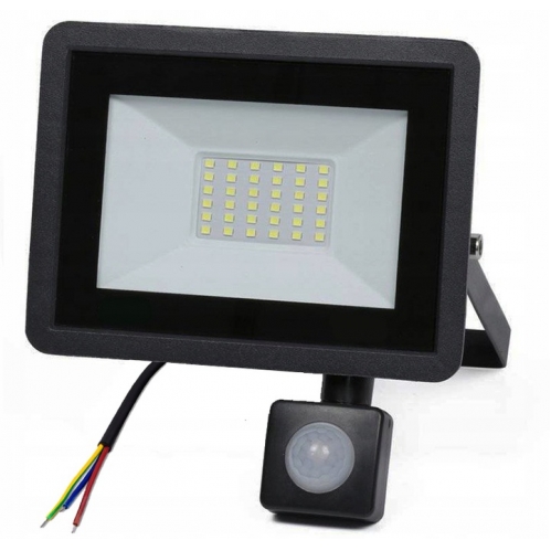 Obrázek pro LED reflektor 30W/3300lm , so senzorom , Studená biela