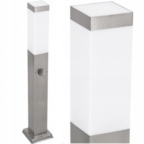 Obrázek pro Záhradné vonkajšie stĺpikové svietidlo PRIMI L s PIR senzorom , 1xE27 , Nerez