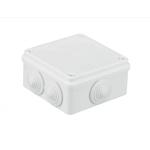 Obrázek pro Vodeodolná inštalačná krabica na omietku IP65, 100x100x50mm