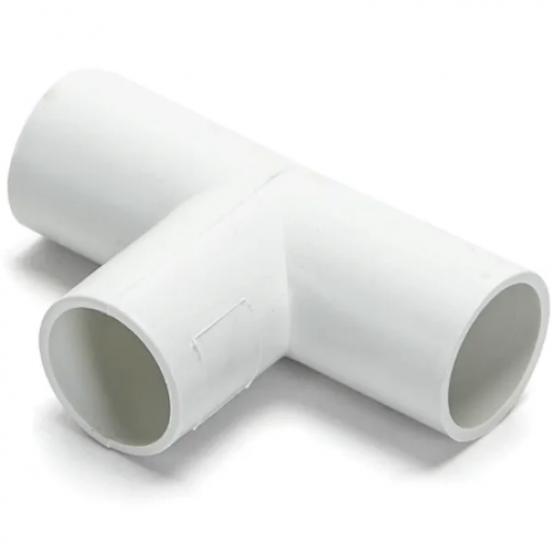 Obrázek pro Spojka T PVC na trubku 20mm, biela