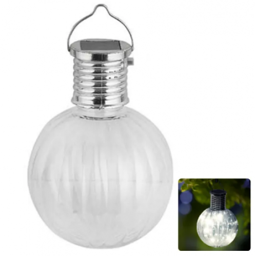 Obrázek pro Solárna LED záhradná lampa 0.006W/5lm , IP44 , Studená biela