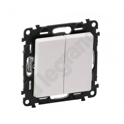 Obrázek pro LEGRAND Valena Life Dvojpáčkový lustrový vypínač č.5 biely