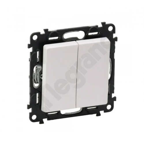 Obrázek pro LEGRAND Valena Life Dvojpáčkový schodiskový vypínač č.6+6 biely