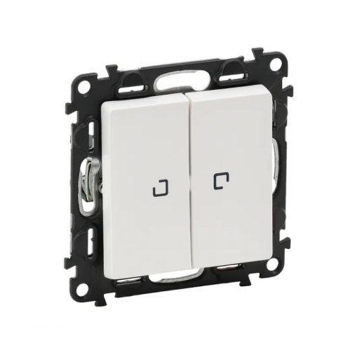 Obrázek pro LEGRAND Valena Life Dvojpáčkový lustrový vypínač č.5 s podsvietením biely