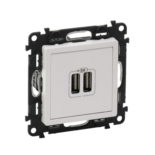 Obrázek pro LEGRAND Valena Life Zásuvka Nabíjačka 2xUSB biela
