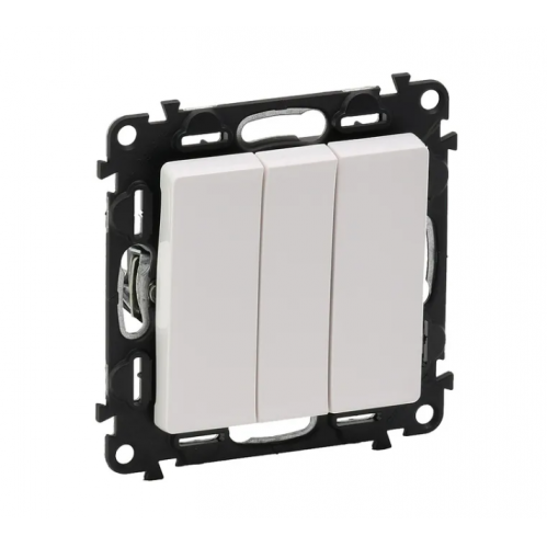 Obrázek pro LEGRAND Valena Life Trojpáčkový lustrový vypínač č.5 biely