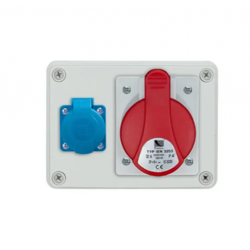 Obrázek pro Plastový rozvádzač zásuvkový R-BOX 150 (1x32/4,1x250V) 400V