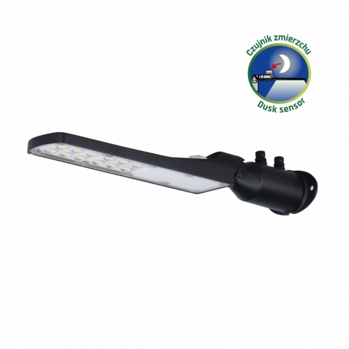 Obrázek pro LED Pouličné verejné osvetlenie STREETOS SLIM 30W/3600lm , IP65 IK08 , Neutrálna biela so senzorom stmievania
