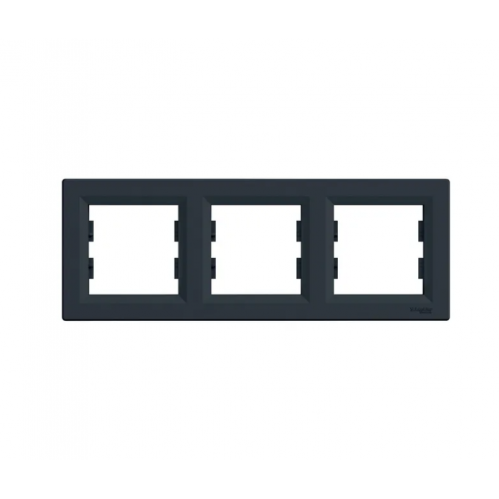 Obrázek pro SCHNEIDER Electric Rámček-3 Asfora antracit