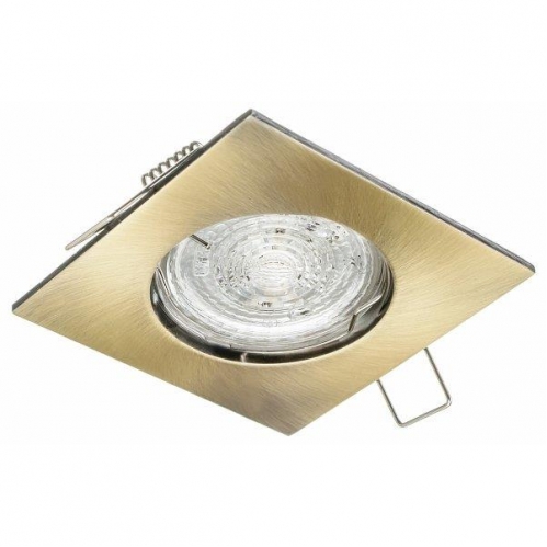 Obrázek pro Stropné bodové podhľadové svietidlo KAPPA pevné (Antická mosadz)