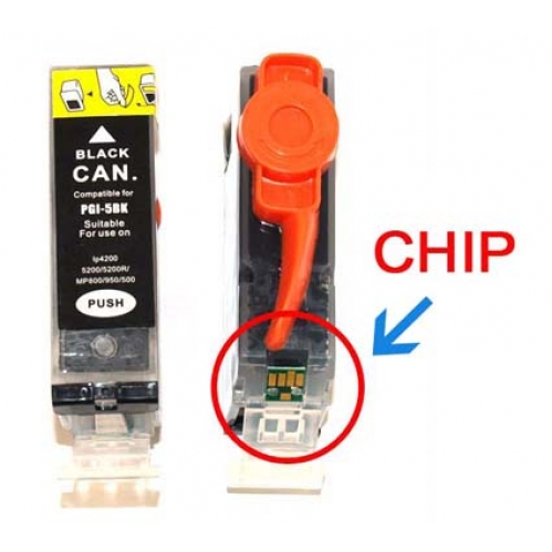 Obrázek pro 1x Canon PGI - 5 BK (28 ML) - čierna - kompatibil