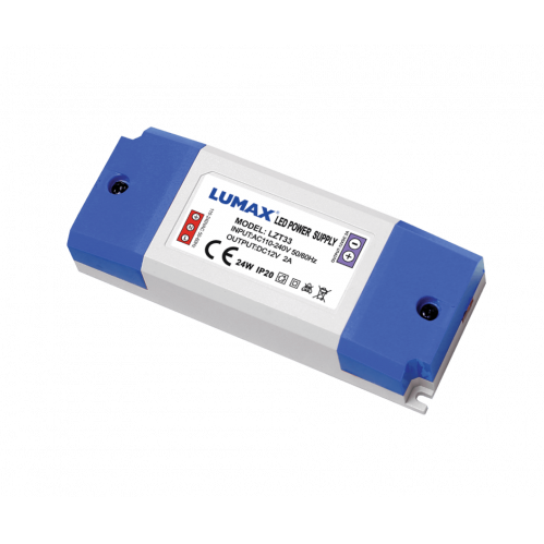 Obrázek pro Nábytkový LED napájací zdroj pre LED pásy - 12V/24W , IP20