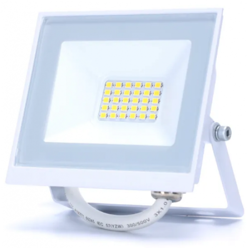 Obrázek pro LED reflektor biely 20W/1800lm , bez senzora , Neutrálna biela