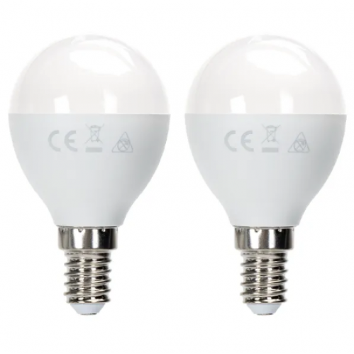 Obrázek pro Sada 2ks LED žiarovka E14 12W/1170lm , Studená biela