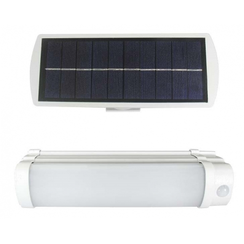 Obrázek pro Solárne LED Svietidlo 7W/500lm IP65 Neutrálna biela s PIR senzorom pohybu