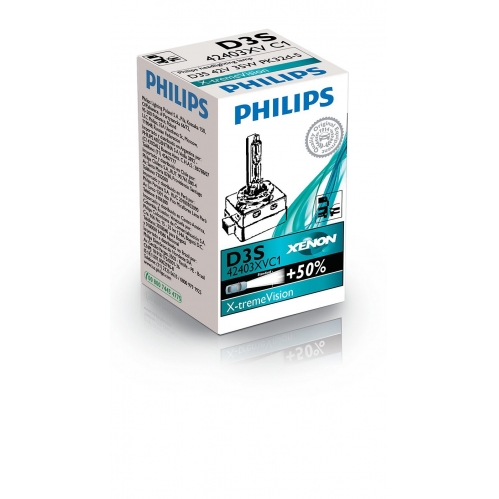 Obrázek pro PHILIPS X-tremeVision 42403XVC1 Xenonová výbojka homologizovaná D3S 6000K