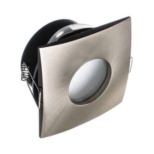 Obrázek pro Stropné bodové podhľadové vodeodolné svietidlo pevné OMIKRON hladké (matný chróm)